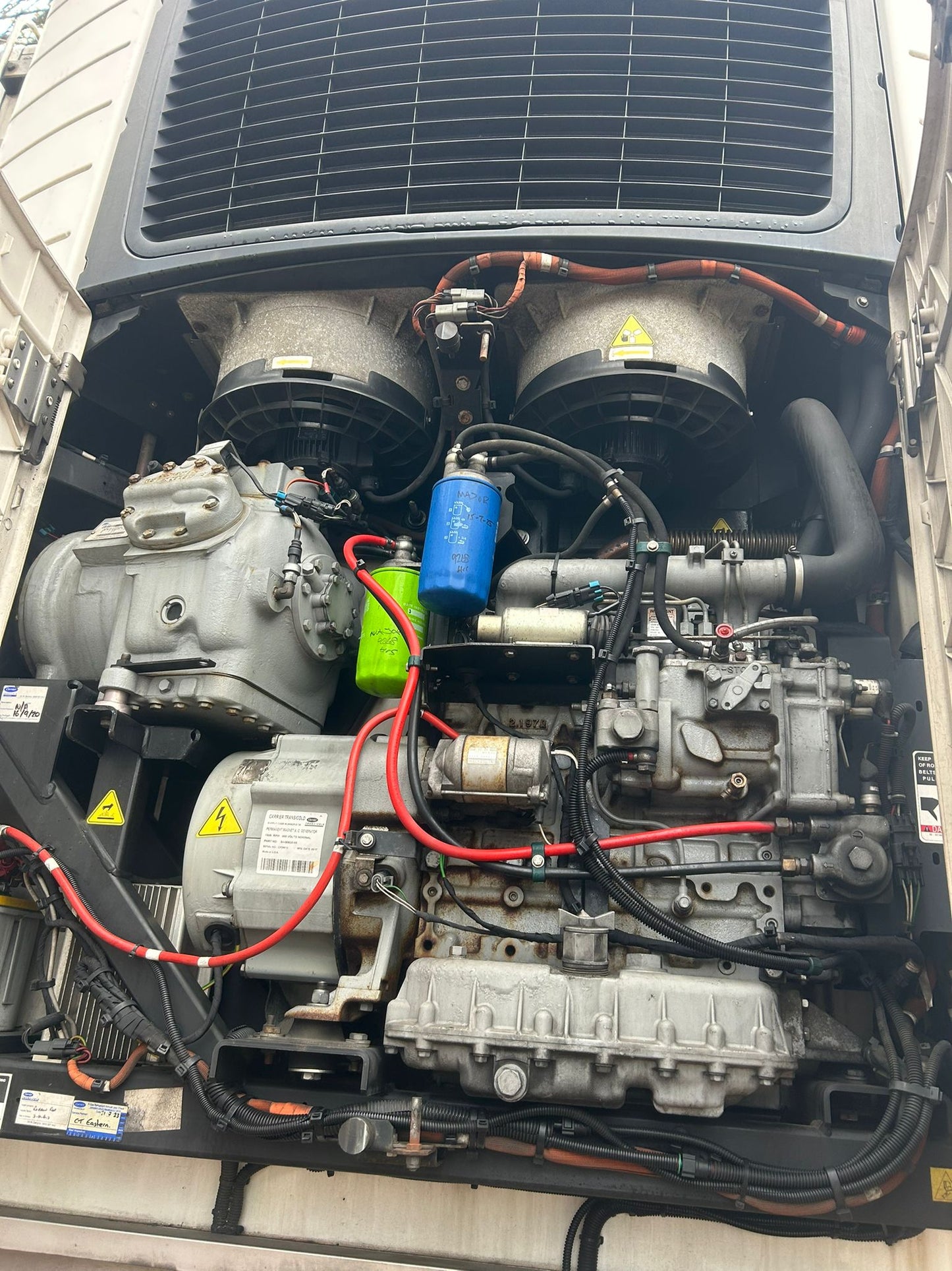 2017 Motracron Fridge Trailer Tendem Steering Axle Shuter Dors