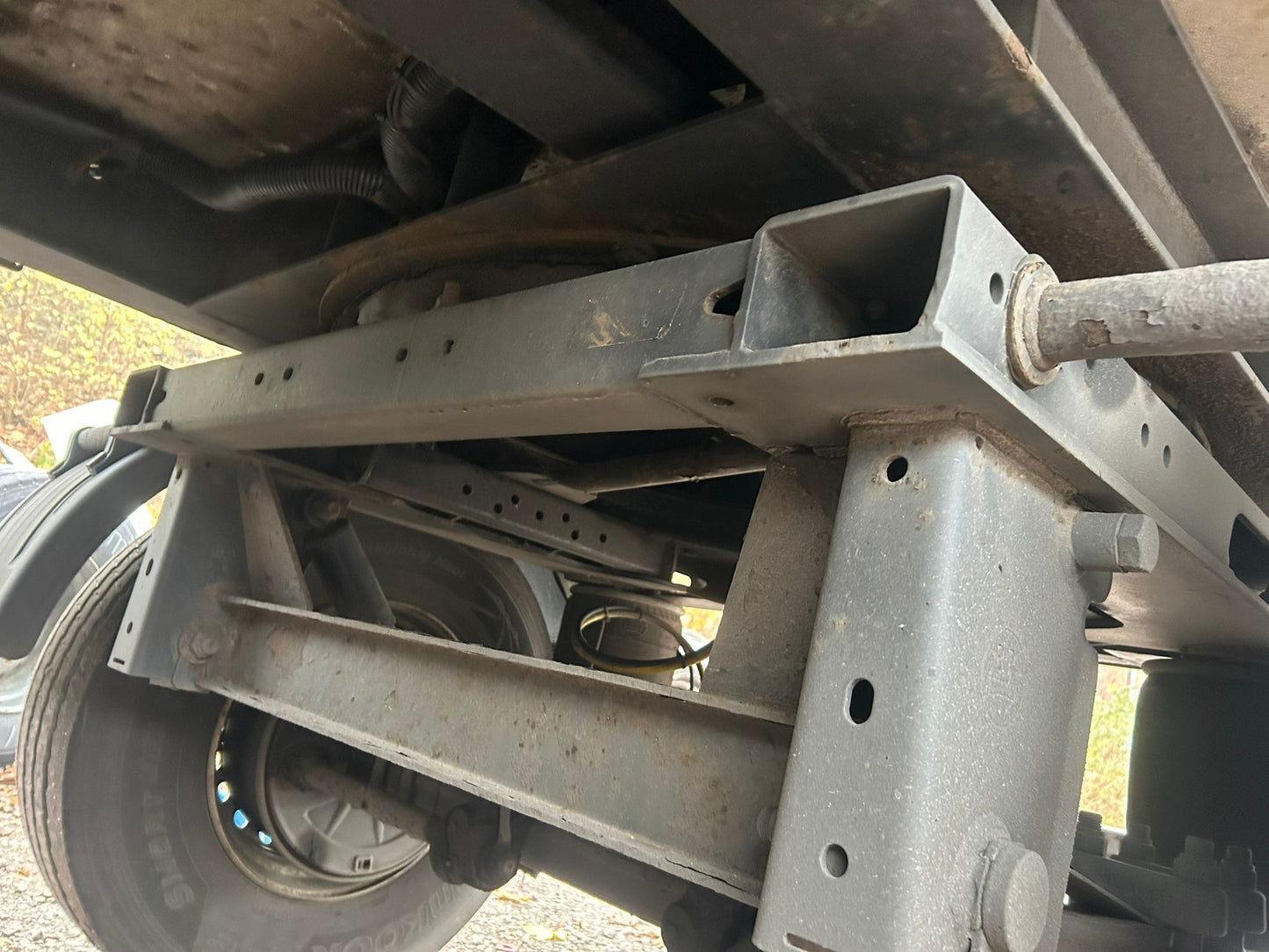 Montracron Box Trailer Tendem Rear Steering Axle 2017