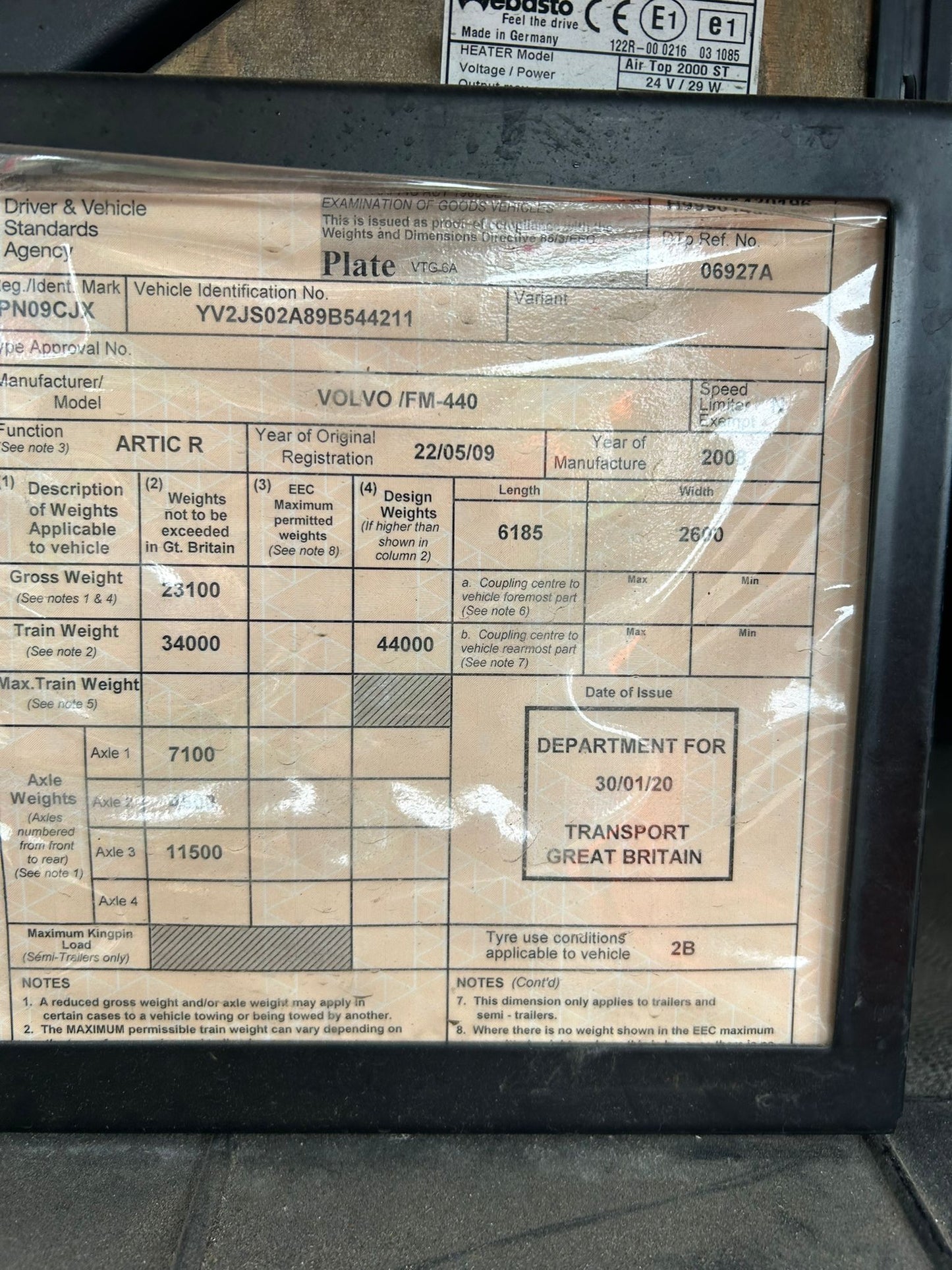 Volvo Fm 2008 D13 Engine