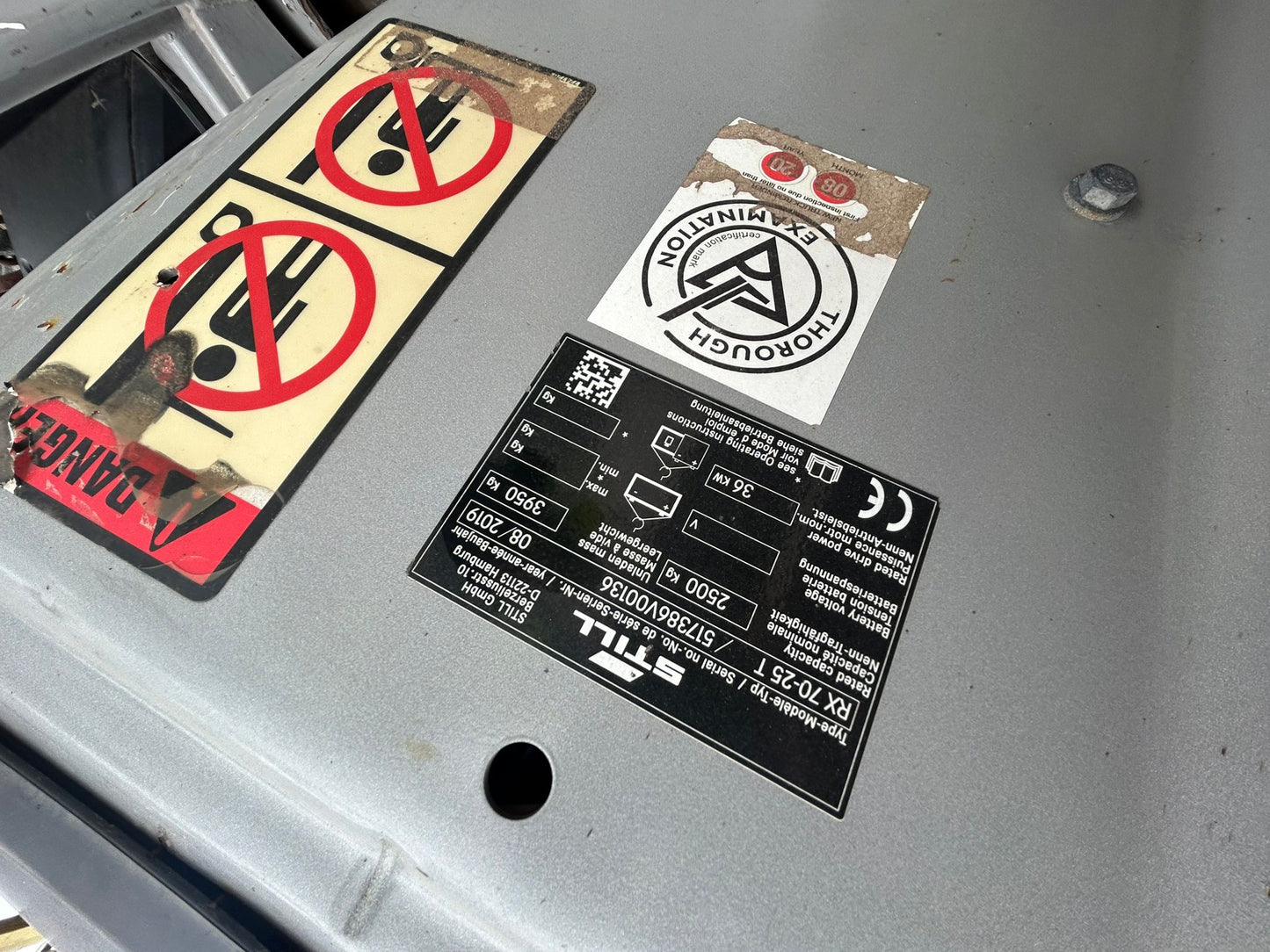 2019 Still Gaz Forklift With Installed Weight Scales