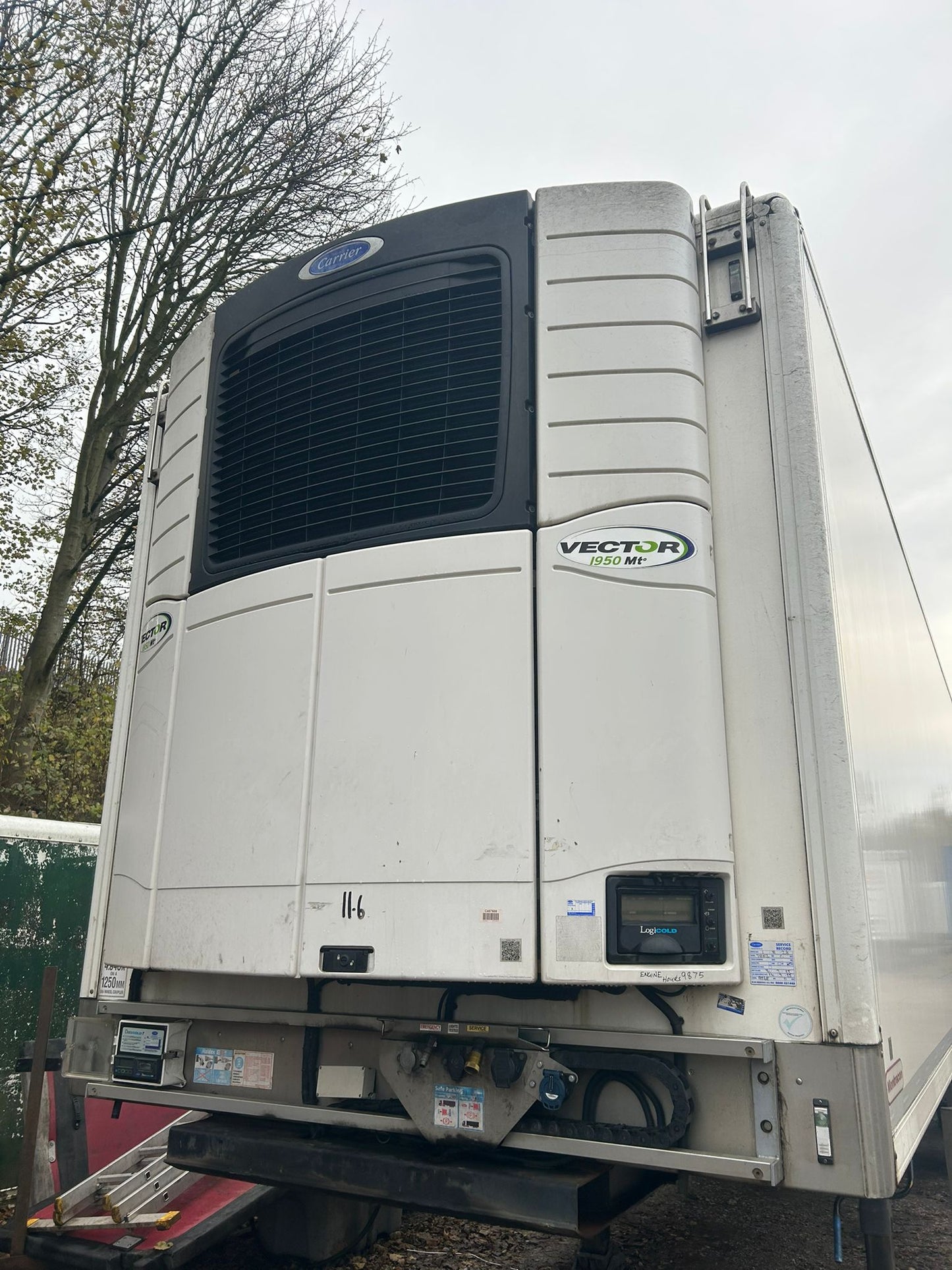 2017 Motracron Fridge Trailer Tendem Steering Axle Shuter Dors