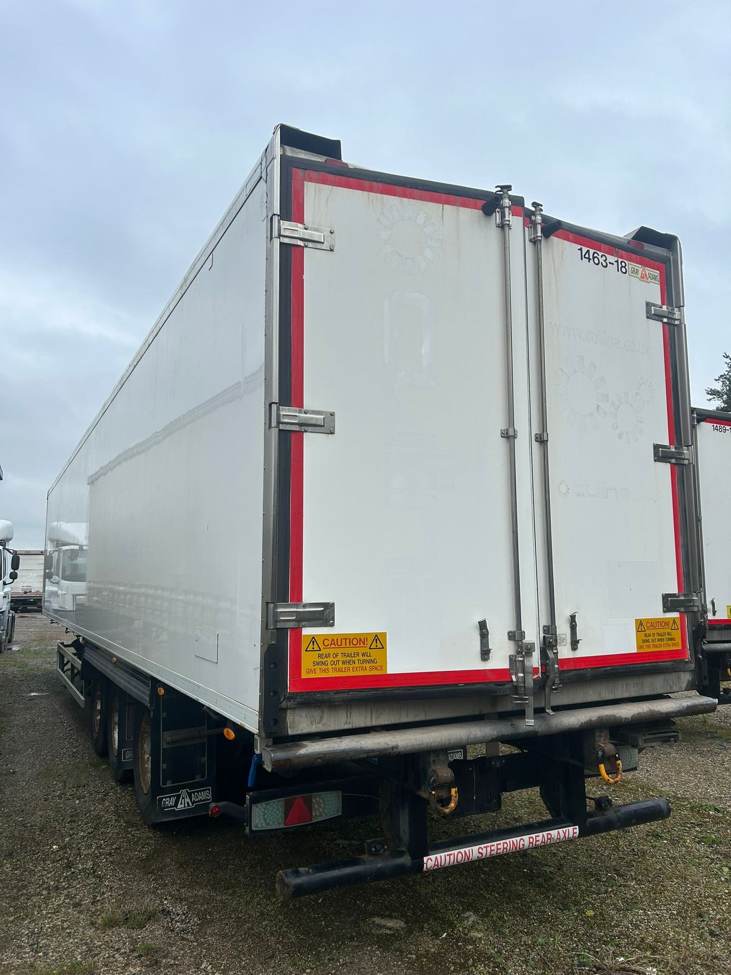 2018 Gray & Adams Fridge Trailer Carrier Vector 1550