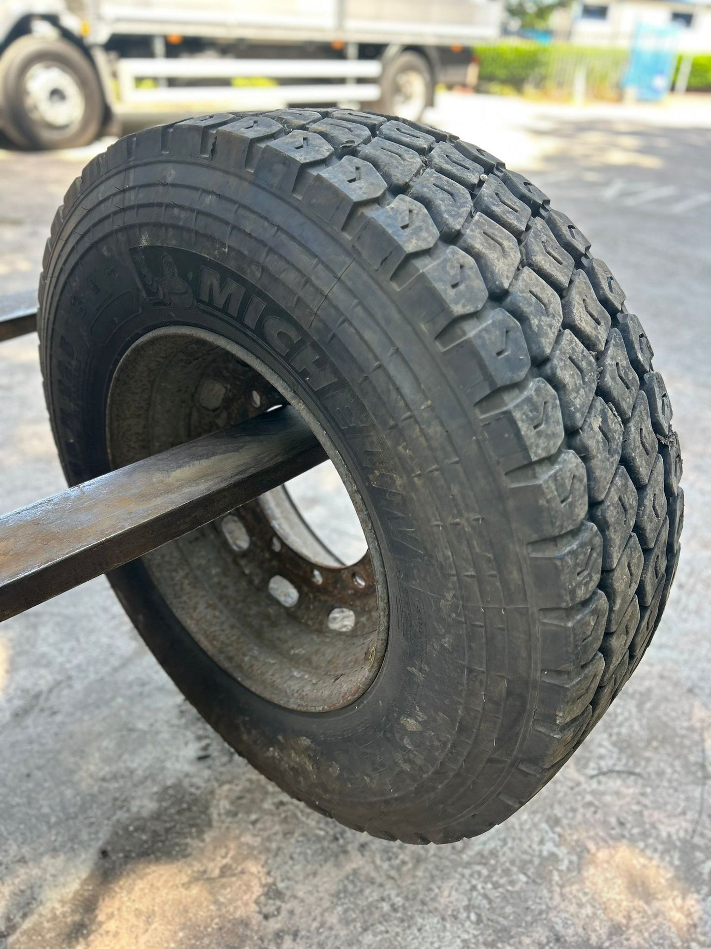 Good Year K-Max Super Single Tyres On Rims