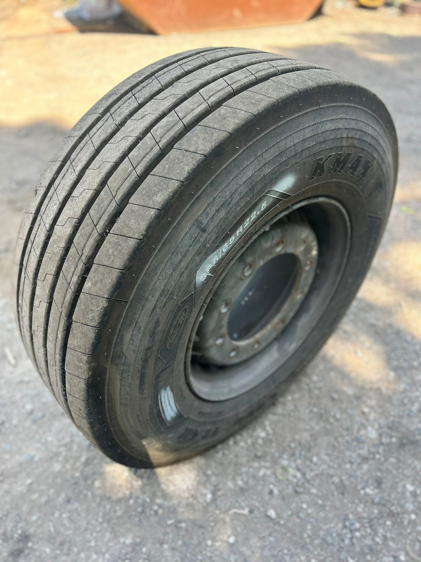 Good Year K-Max Super Single Tyres On Rims