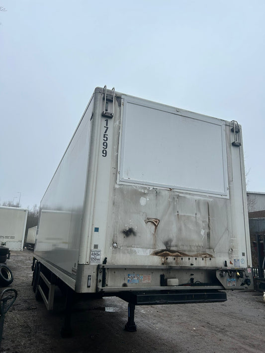 Montracron Box Trailer Tendem Rear Steering Axle 2017